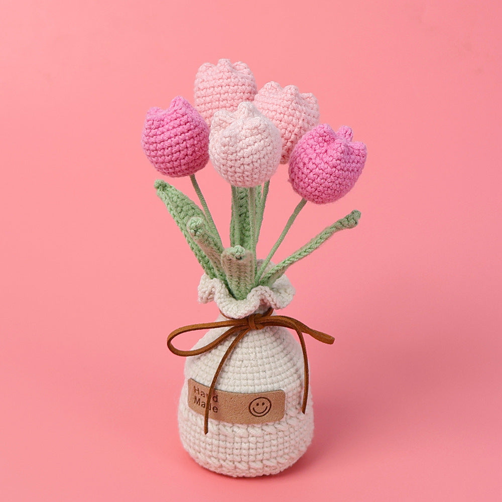 Skagit Valley Tulip Pot Crochet - Crochet Start