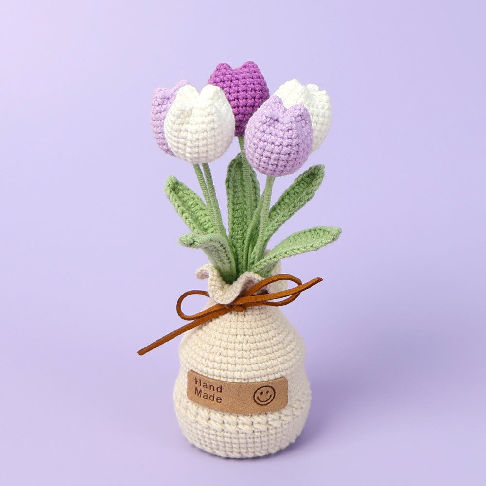 Skagit Valley Tulip Pot Crochet - Crochet Start