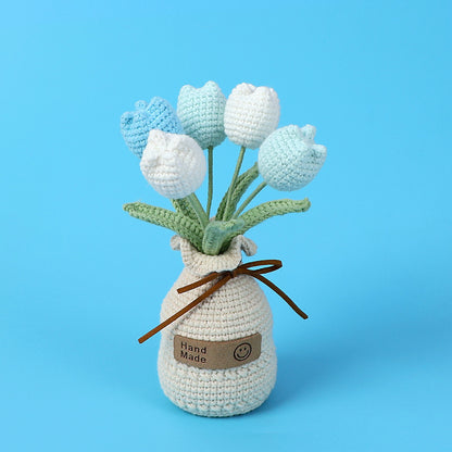 Skagit Valley Tulip Pot Crochet - Crochet Start