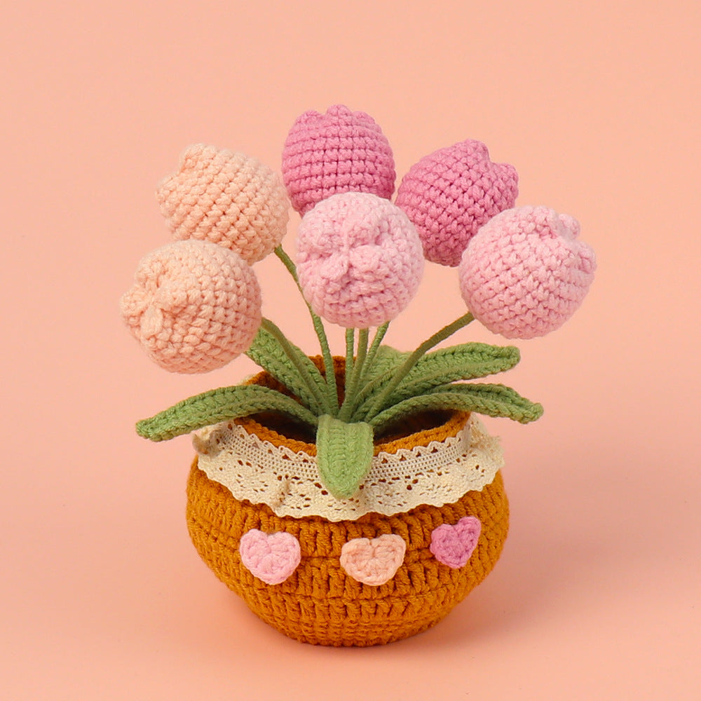 Skagit Valley Tulip Pot Crochet - Crochet Start