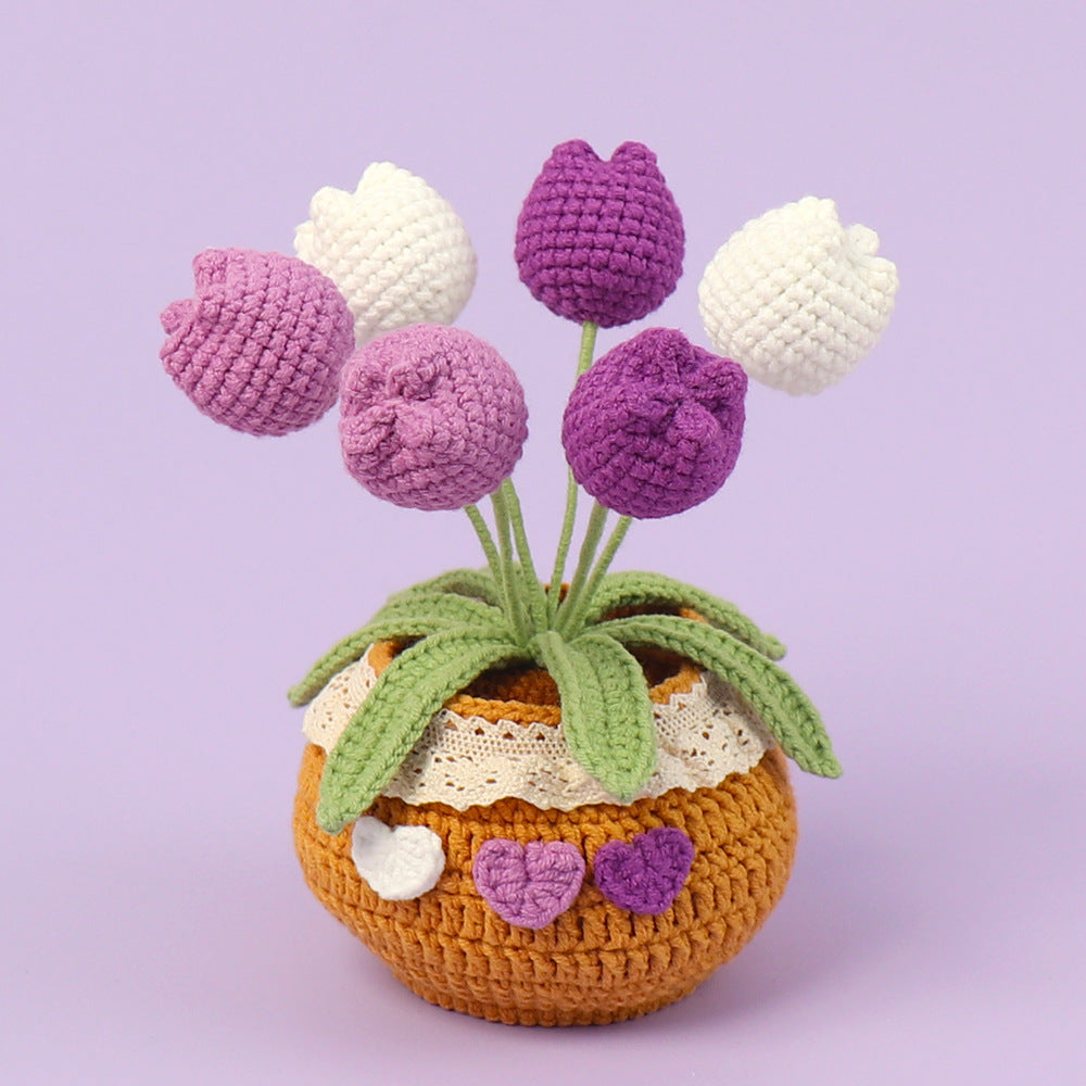 Skagit Valley Tulip Pot Crochet - Crochet Start