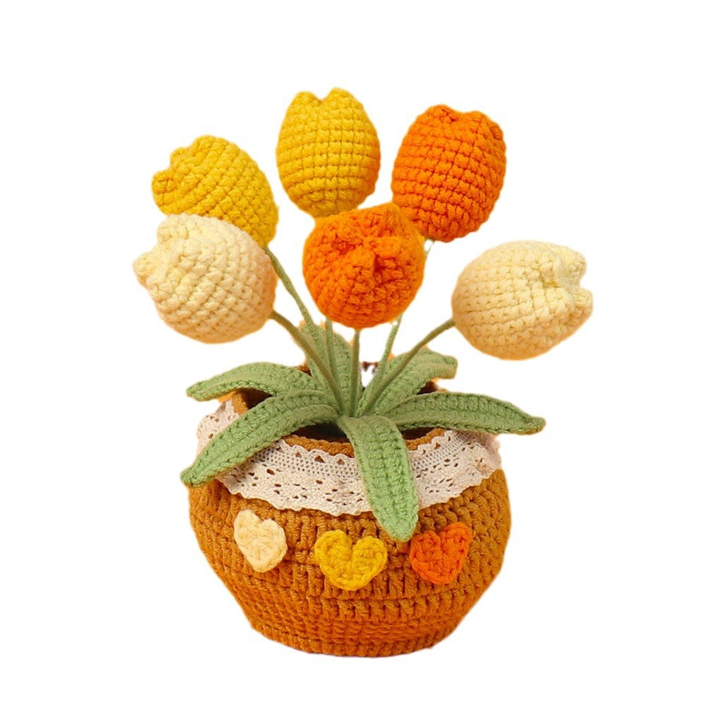 Skagit Valley Tulip Pot Crochet - Crochet Start